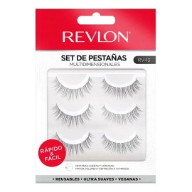 Pack x3 Pares Pestañas Revlon, Modelo 1