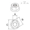 Hammer Screw T-Screw M6 16 mm Slot 8 for Aluminium