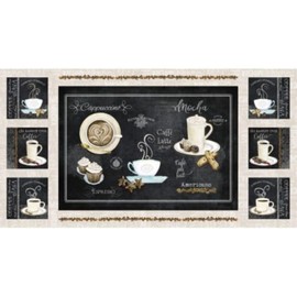 Deja Brew- Coffee Panel-PNBDBRE-4863-PA- QT Fabrics