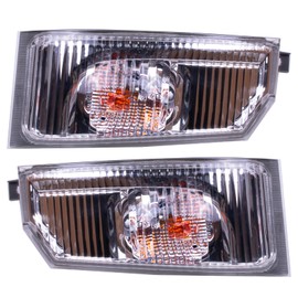 Prefer Warehouse Pair Left Right Turn Signal Light Corner Lamp Compatible with ISUZU 700P NPR-HD NQR NRR 2023-2024 Base Straight Truck With Bulb Replace : 8-97557910-0 8-97557911-0