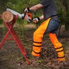ZELARMAN Chainsaw Chaps, 8 Layer Protective Apron Wrap with Adjustable