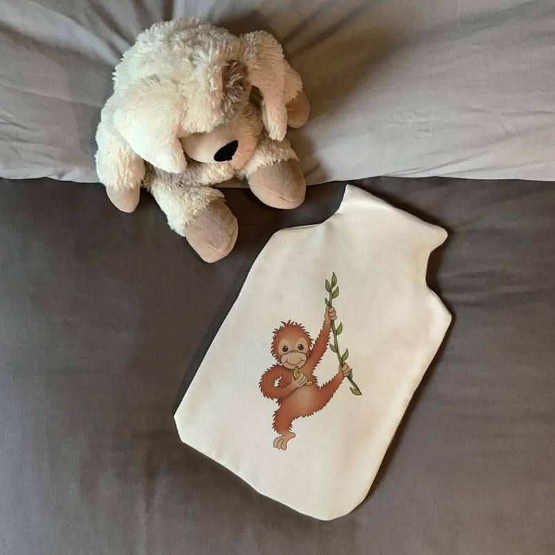 'Baby Orangutan' Hot Water Bottle Cover (HW00018886)