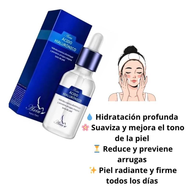 2pz Acid Hialurónic Axiu Serum Facial Hidratante Antiarrugas