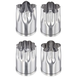 Kanda Kan 082008 Vegetable Cutter, Set of 4, Small, Four Seasons, Flowers, Made in Japan, Bento Box, Confectionery