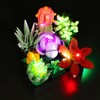 LED Light Set for 10309 Icons Succulents (Not Model) Decoration