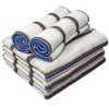 Towelogy® 5 Pack Cotton Dish Cloths Waffle Weave White Super