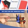 WORKPRO 12" Clamps for Woodworking 2-Pack, Quick-Release Wood Clamps/Spreader Light