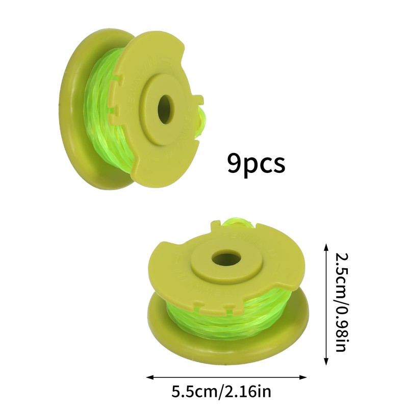 KJLEEN 4 Pcs AC80RL3 Strimmer Spool Strimmer Trimmer Spool Replacement