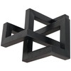 Deco 79 Metal Geometric Decorative Sculpture Abstract Shaped Home Decor