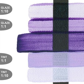 Fluid Acrylics by GOLDEN, Ultramarine Violet, 32 fl. oz. Jar, Professional Acrylic Paint, Transparent