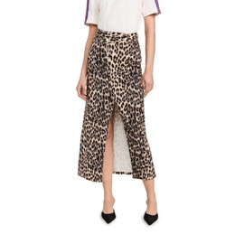 BAUM UND PFERDGARTEN Women's Sigge Skirt, Brown Baum Leopard, 12