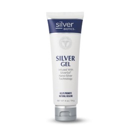American Biotech Labs Silver Biotics Colloidal Nano SilverSol Ag?O? 20 ppm Soothing & Nourishing Skin Gel | Versatile 4 Oz Gel for Skin Wellness and Comfort