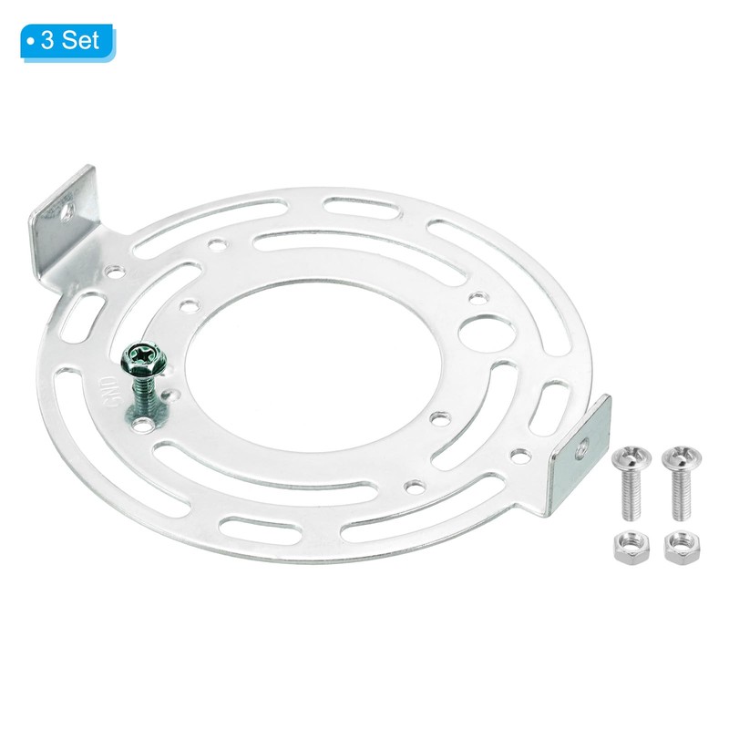 PATIKIL 115mm (4.53"") Universal Light Fixture Mounting Bracket Kit, 3set