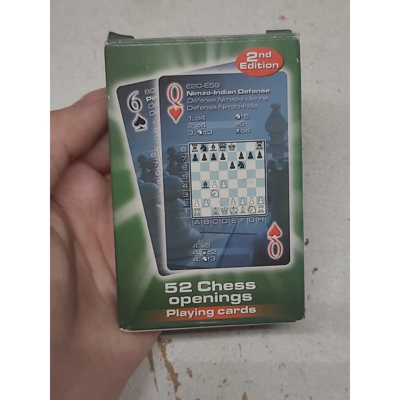 SynHeme 52 Chess Openings 2nd Edition Playing Cards
