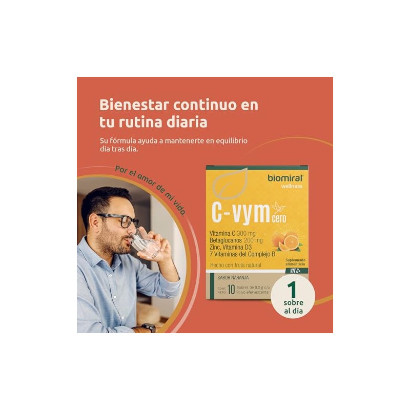 Biomiral C-VYM Cero Azcar - Suplementos Alimenticios - Vitamina C,