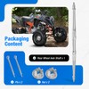 Rear Wheel Axle Shaft & Nuts for Yamaha Raptor 700