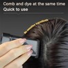 2-in-1 Hair Color Comb Waterproof Sweat-Proof Instant Gray Coverage,Portable Color