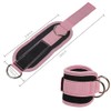 Ankle Straps for Cable Machine, Gym Cuffs with Double Stainless