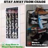 UESDU Hanging Shoe Storage, 24 Pockets Storage Bag for Shoes,