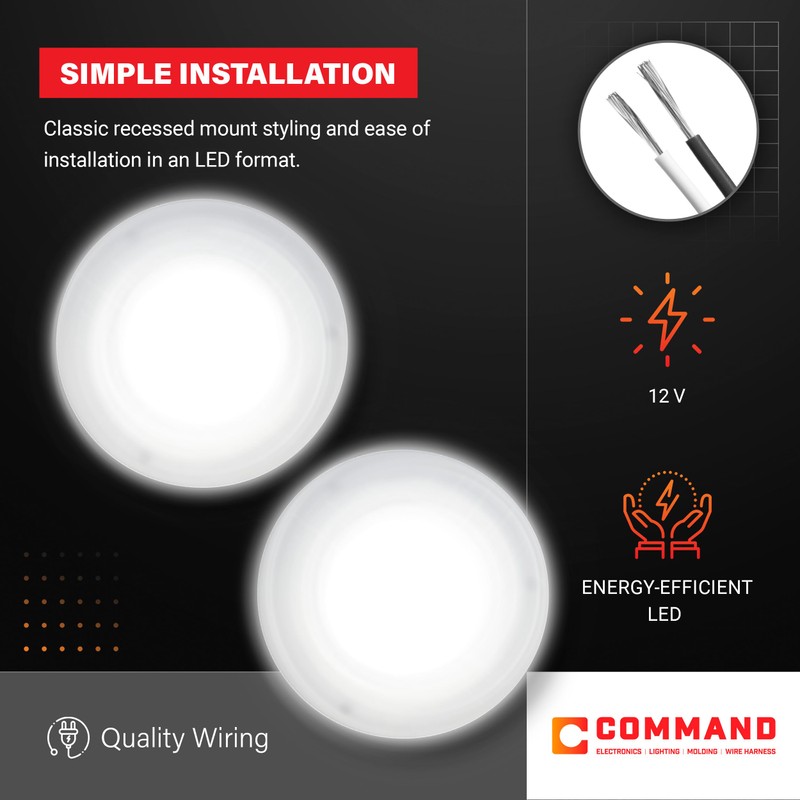Command Electronics OEM LED RV Ceiling & Under-Cabinet Light –