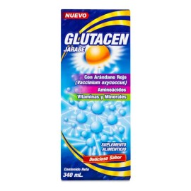 Glutacen Jarabe Con Arandano Rojo Aminoacidos Vitaminas Y Mi