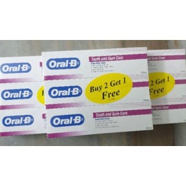 P&G Oral-B Tooth and Gum Care Toothpaste Fresh Mint (100ml x 3)