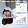 Projection Alarm Clock, Digital Clock with 320°Rotatable Projector on Bedroom