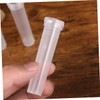 SUPVOX 100Pcs Transparent Hydroponic Flower Vases Desktop Plant Propagation Tubes