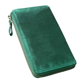 JAPAN FACTORY Men's Long Wallet, L-Shaped Zipper, Small Long Wallet, Genuine Leather, TIDY2.0, Tidy 2, Leather, Mini, Palm Size, Mini, Long Wallet, Popular, 30's, 40's, 50's, Gift, Brand, Leather