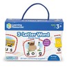 Learning Resources LER6088 Puzzle Card, 3 Letters, English, For Toddlers
