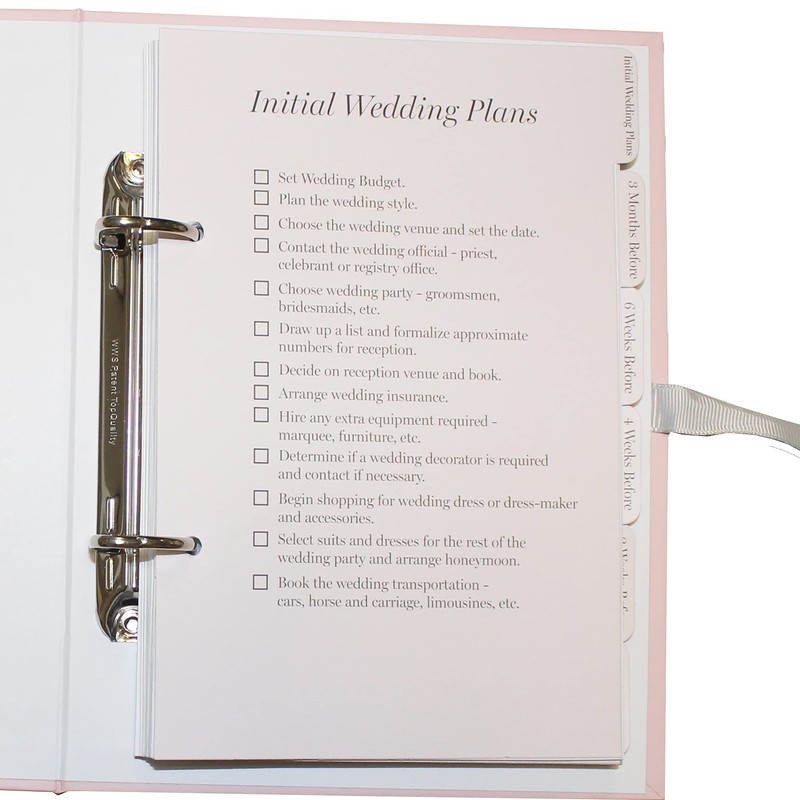 Wedding Planner Diary From Miss to Mrs! Organiser Book -