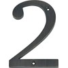 Distinctions 843242 4" Flush Mount Bronze House Number 2, 1