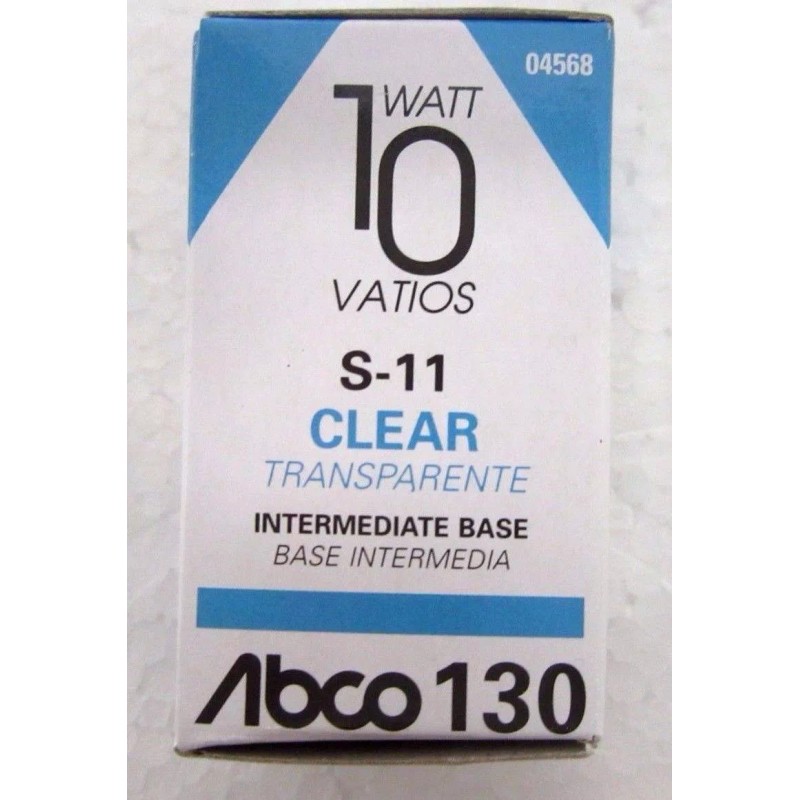 ABCO / Westinghouse (Lot of 10) NIGHT LIGHT BULB 10w