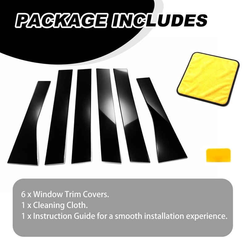 iwannachange A Set Door Window B Pillar Post Cover Trim