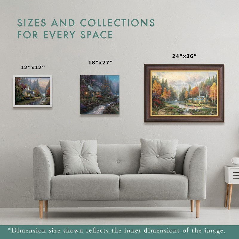 Thomas Kinkade Remember Me 14 x 14 Gallery Wrapped Canvas