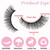 10 Pairs of 3D False Eyelashes, Cat Eye, Natural Artificial