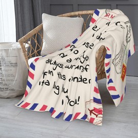 Gifts Blanket to Wife from Husband, Anniversary Birthday Gifts for Wife, Presents for Wife Mother's Day,Christmas, Valentine's Day, Soft Flannel Throw Blanket Bed Wife Blanket Gift(50‘’x60'')