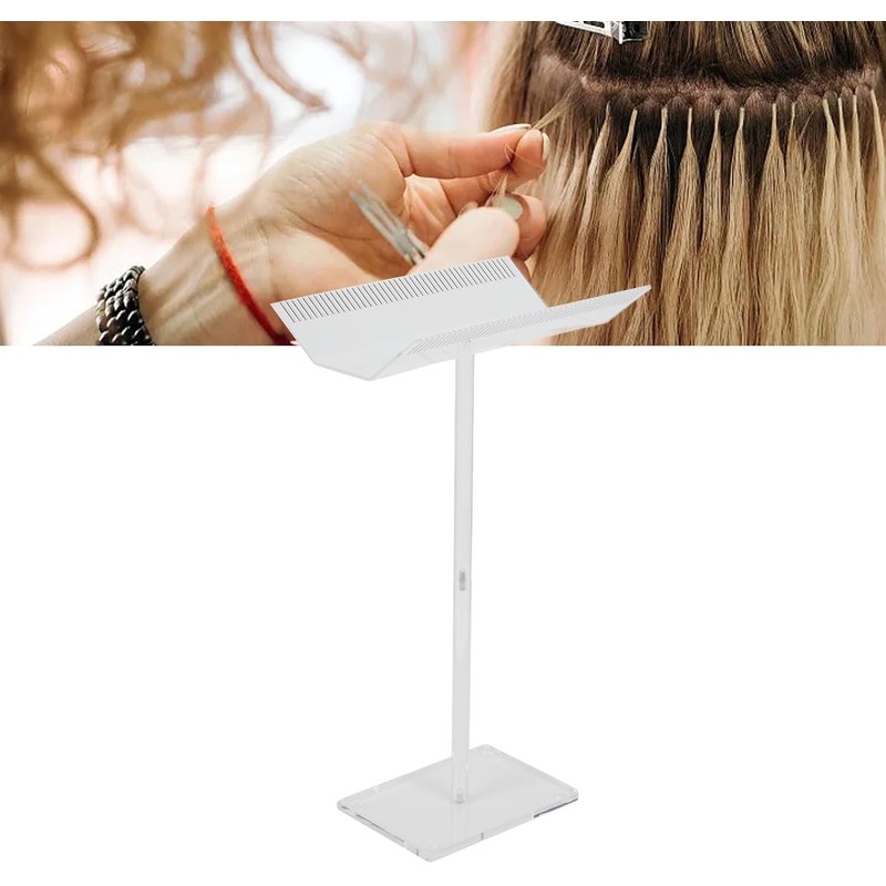 Soporte Acrilico para Extensiones de Cabello, Porta Herramientas para Cabello,