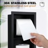 Honeydak 2 Pcs Recessed Toilet Paper Holder 304 Stainless Steel