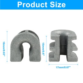 Bonsicoky 12 Pack Trimmer Head Eyelet Sleeves - Weed Eater Head Eyelet Sleeve Replacement Parts for STHIL FS90R FS100RX FS110R FS130R FS240R FS55 FS56 FS80 FS85 FS110