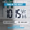 TXL 18.44" Large Digital Wall Clock with Backlight, Battery Operated