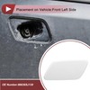 HEROFFIX Front Left Bumper Headlight Washer Nozzle Cover Cap No.86636SJ130