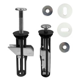 2 Pcs Toilet seat Fittings Toilet seat fixings Toilet seat Screws 2 pcs Stainless Steel nut Screw Toilet Cover Maintenance Accessories Universal Long