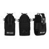 Zerone Portable Walkie Talkie Nylon Belt Case Bag with Adjustable