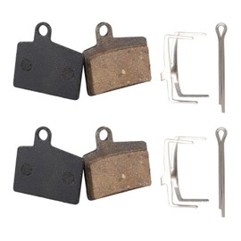 Futheda 2 Pairs Resin and Semi-Metallic Bike Bicycle Disc Brake Pads Compatible with Hayes Stroker Ryde, Hayes Ride Comp, Hayes Dyno Comp, Hayes Dyno Sport, Hayes Radar