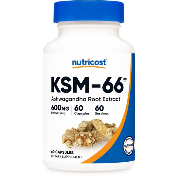 Nutricost Nutricost KSM-66 Ashwagandha Root Extract 600mg, 60 Veggie Caps