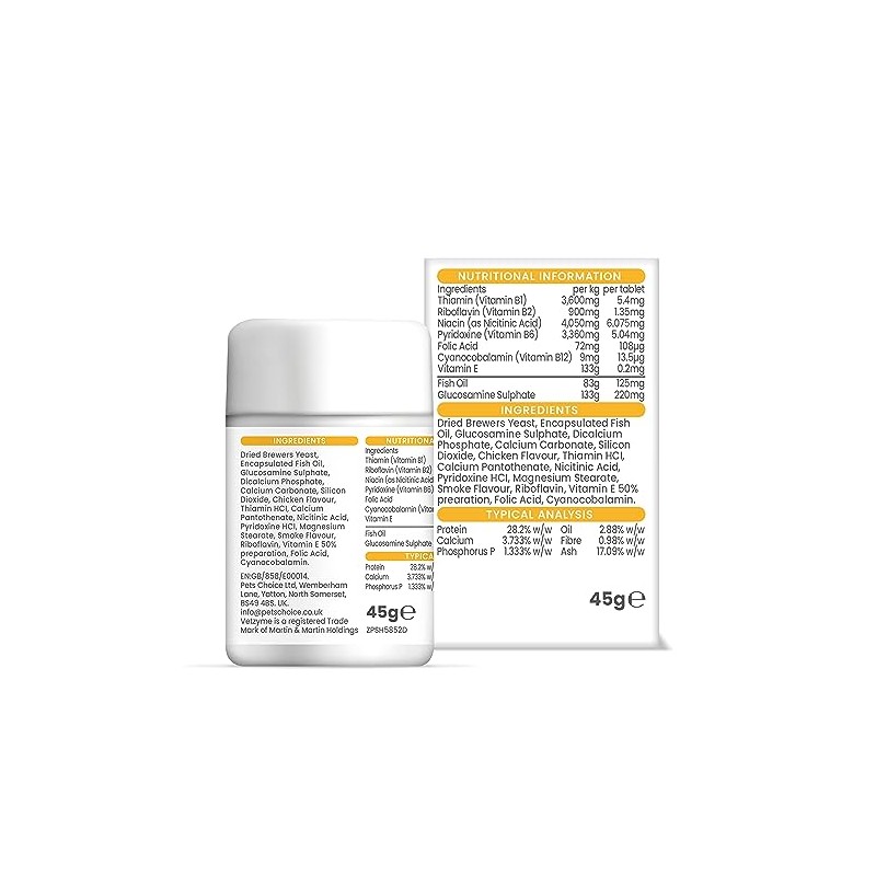 Vetzyme Flexible Joint Supplements for Dogs (30 Tablets) - Hip