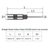 sourcing map 3mm Paper Punch Drill, Straight Shank Hollow Bit