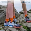 BAUERFEIND Trail Run Mid Cut Socks, Sunrise Peach