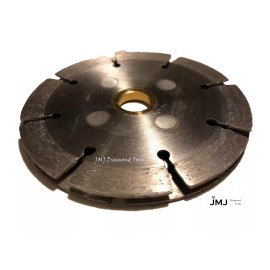 JMJ Diamond Tools 2pack: 4.5” x .250” Double Row Tuck Point Diamond Blade Fast Mortar Removal